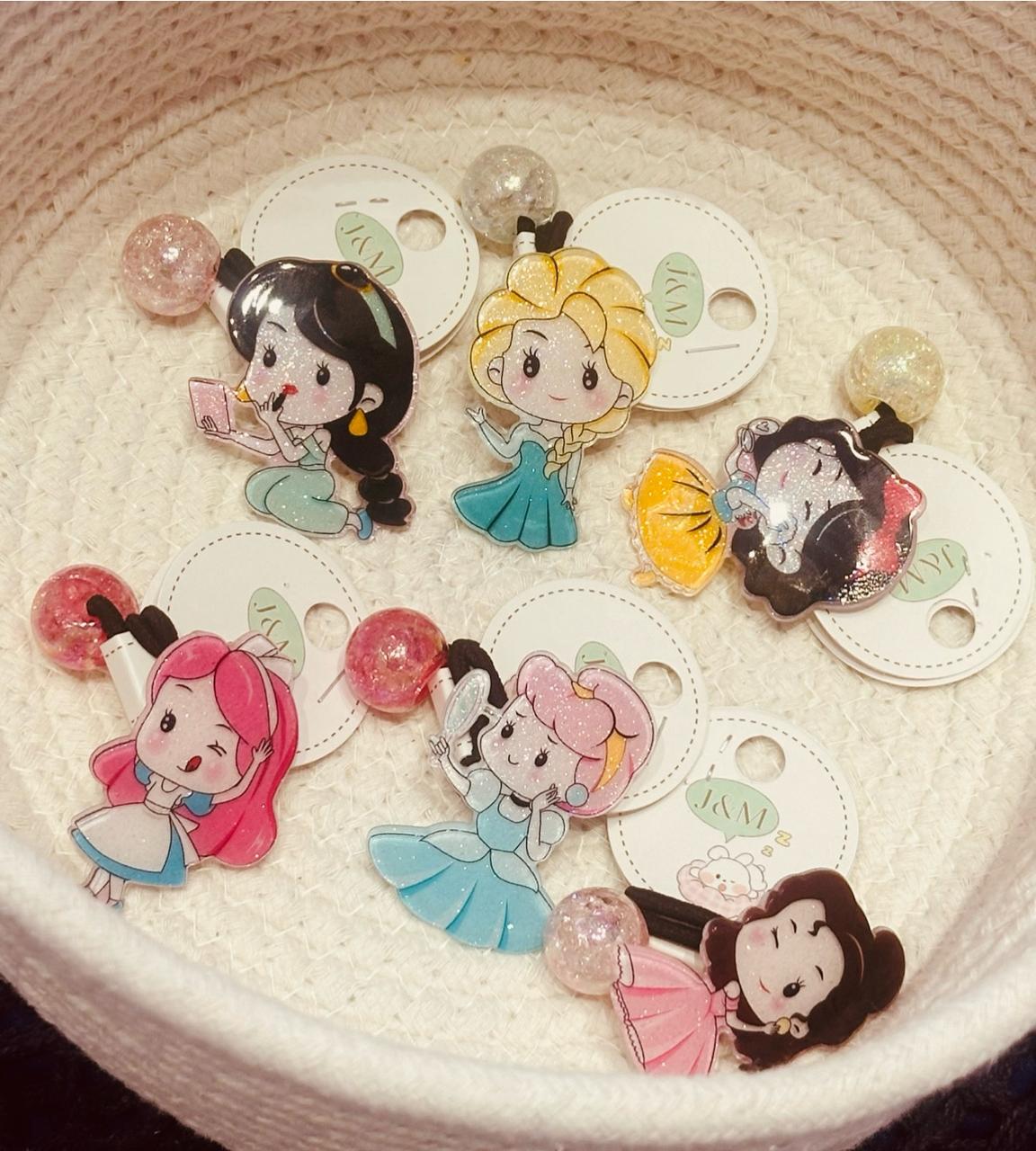 Princess hair ties